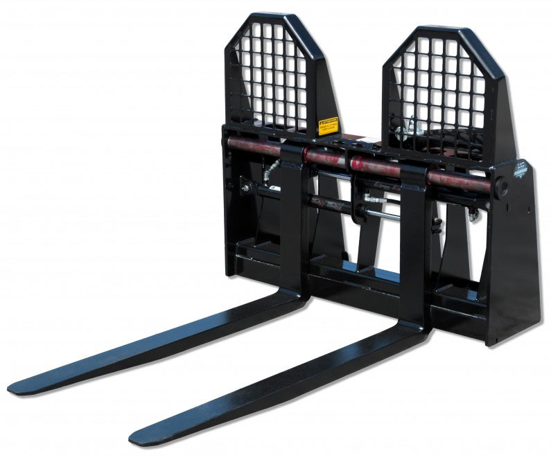 severe duty hydraulically adjusting pallet forks | blue diamond