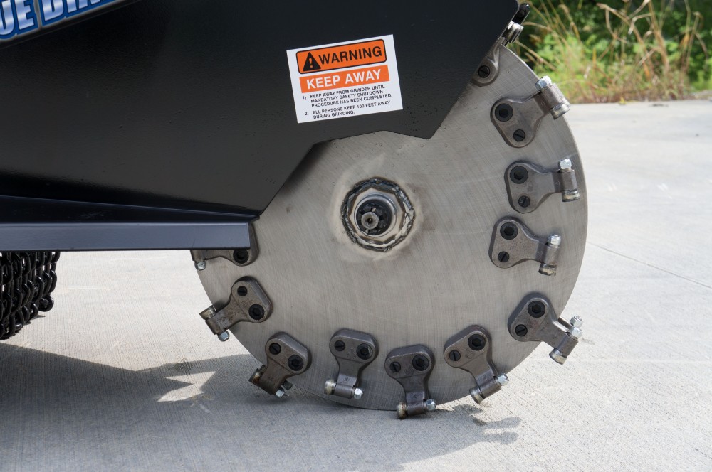 swing arm stump grinder - severe duty | blue diamond