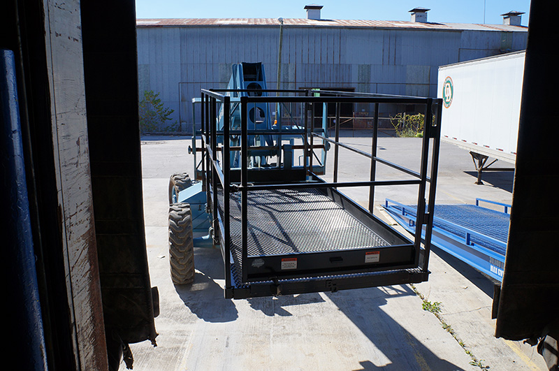 industrial work platform | blue diamond