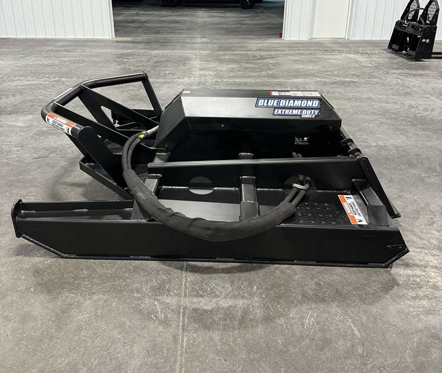 Brand New 72" Low Flow Extreme Duty Open Front Brush Cutter Blue Diamond