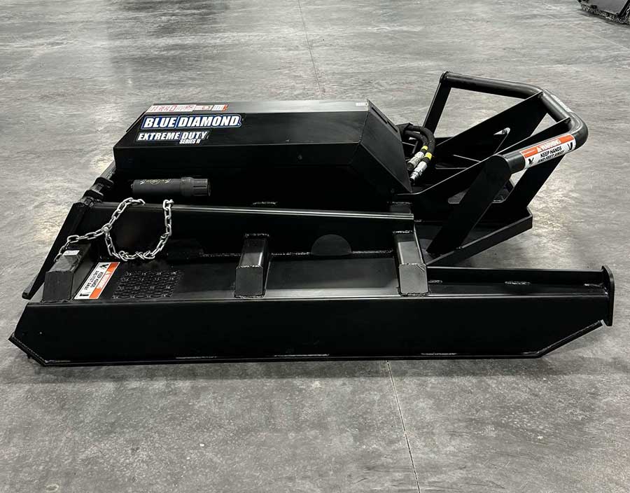 Brand New 72" Low Flow Extreme Duty Open Front Brush Cutter Blue Diamond