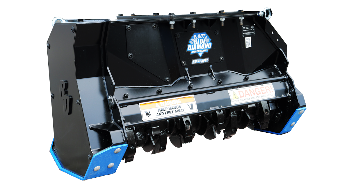 excavator drum mulcher - heavy duty | blue diamond