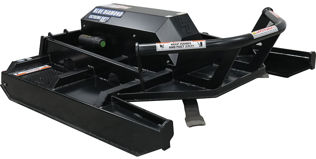 extreme duty open front brush cutter | blue diamond