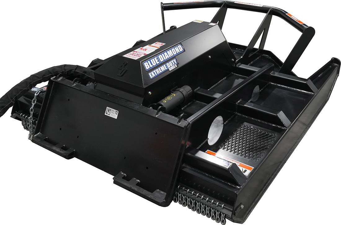 extreme duty open front brush cutter | blue diamond