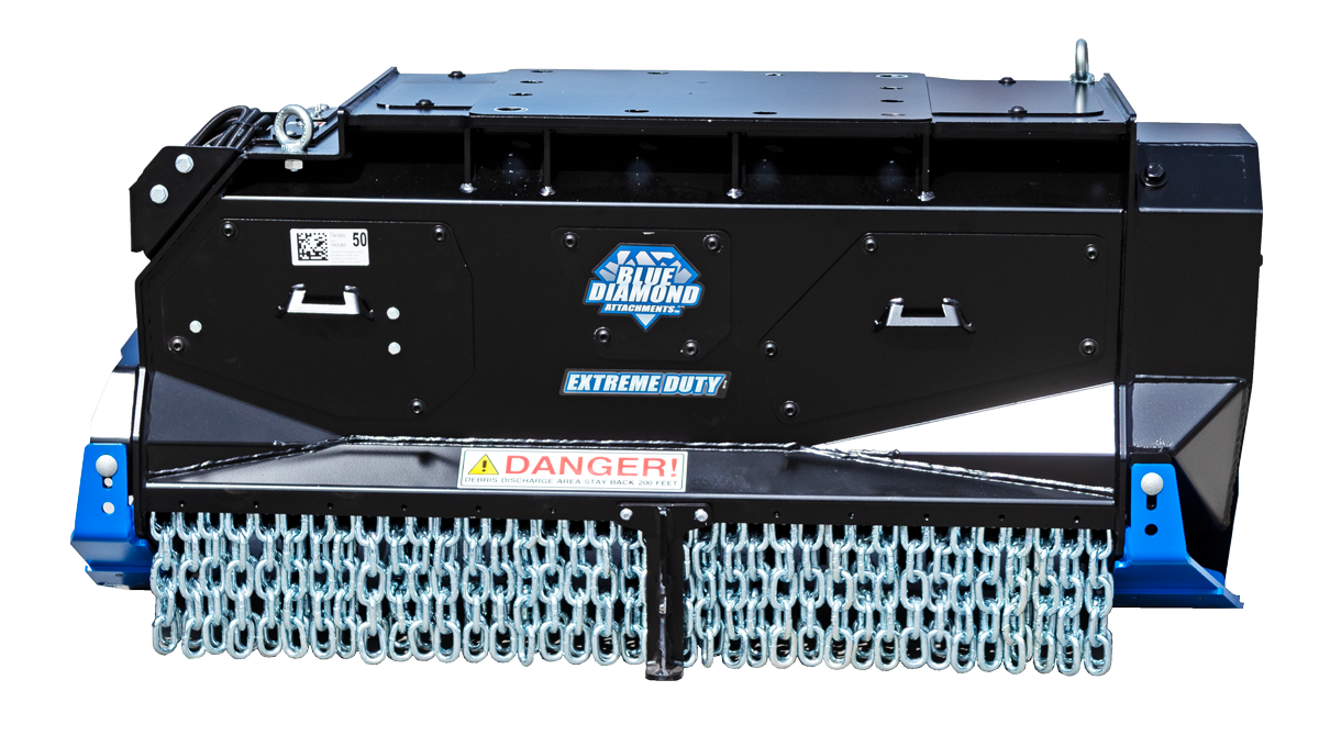 excavator drum mulcher - extreme duty | blue diamond