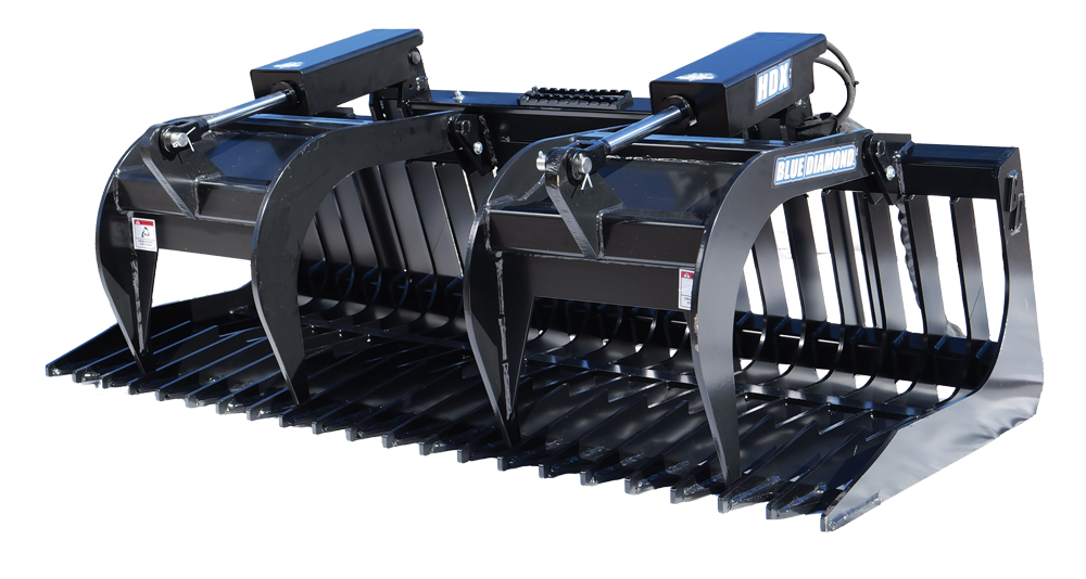 hdx rock grapple bucket | blue diamond