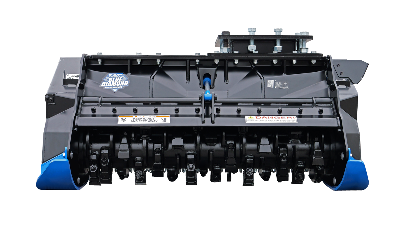 excavator drum mulcher - sdx | blue diamond