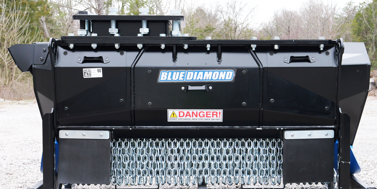 excavator drum mulcher - sdx | blue diamond