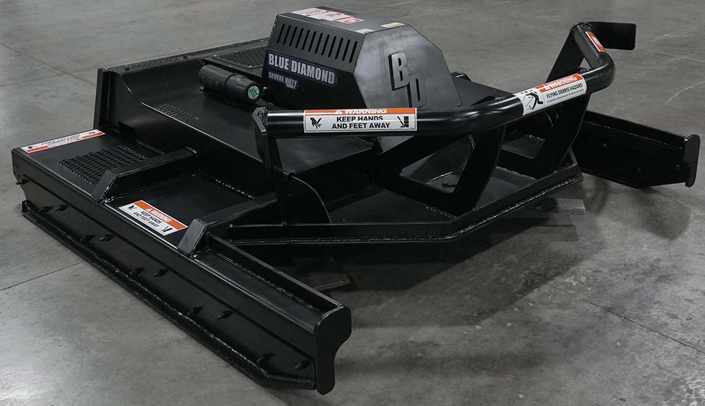 demo unit - - blue diamond severe duty brush cutter 27-35 gpm - free blade kit included