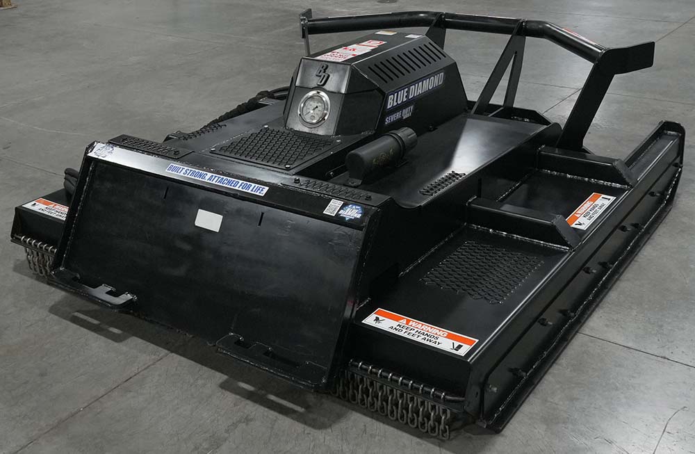 demo unit - - blue diamond severe duty brush cutter 27-35 gpm - free blade kit included