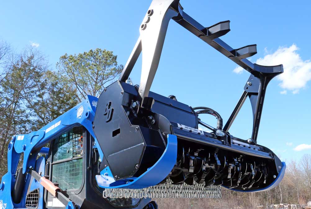 heavy duty forestry drum mulcher | blue diamond
