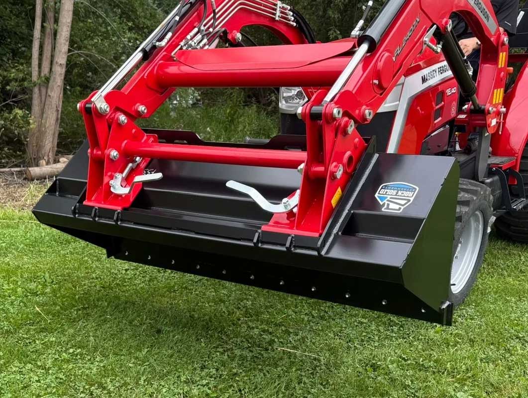 compact tractor bucket | rock solid