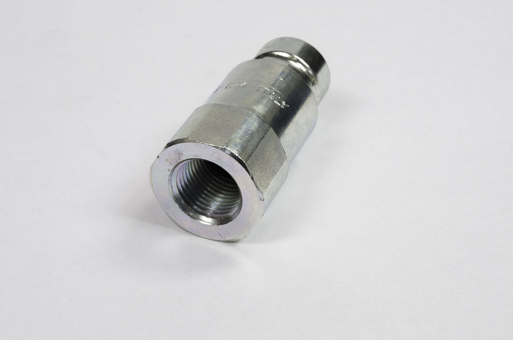 coupler, male flat face style 1/2"  pipe thread
