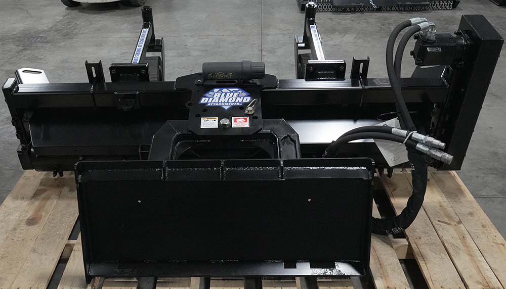 demo unit - 84" blue diamond severe duty power rake 16-26 gpm