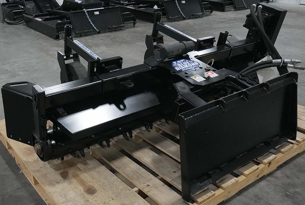 demo unit - 84" blue diamond severe duty power rake 16-26 gpm