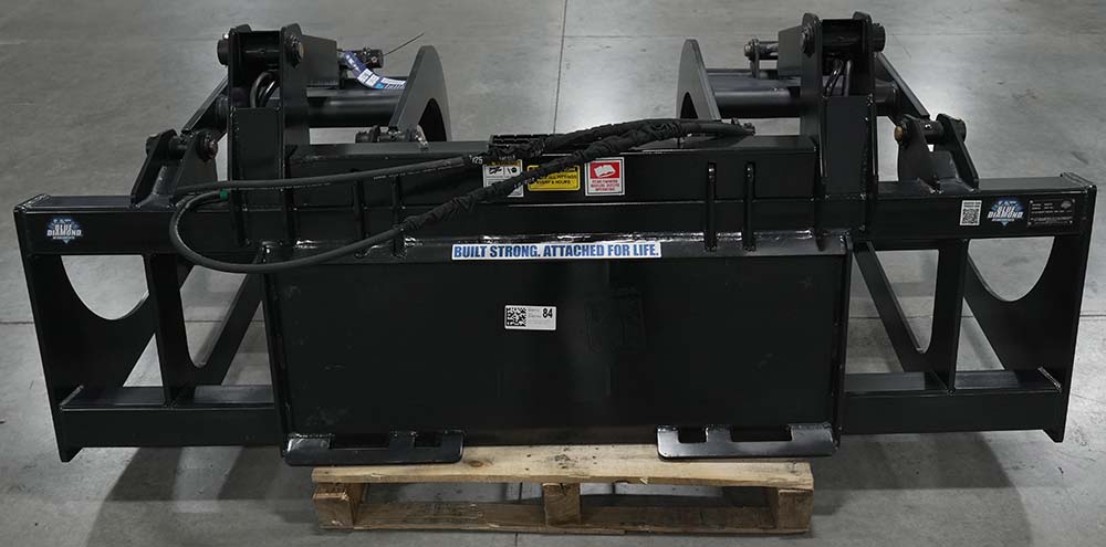 demo unit - 84" severe duty root grapple - blue diamond