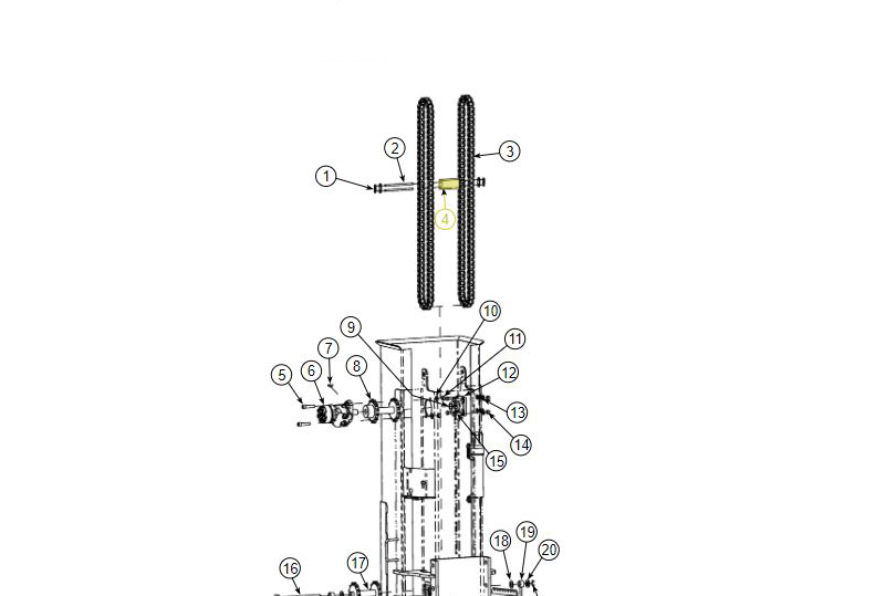 hydraulic post driver catch weight block