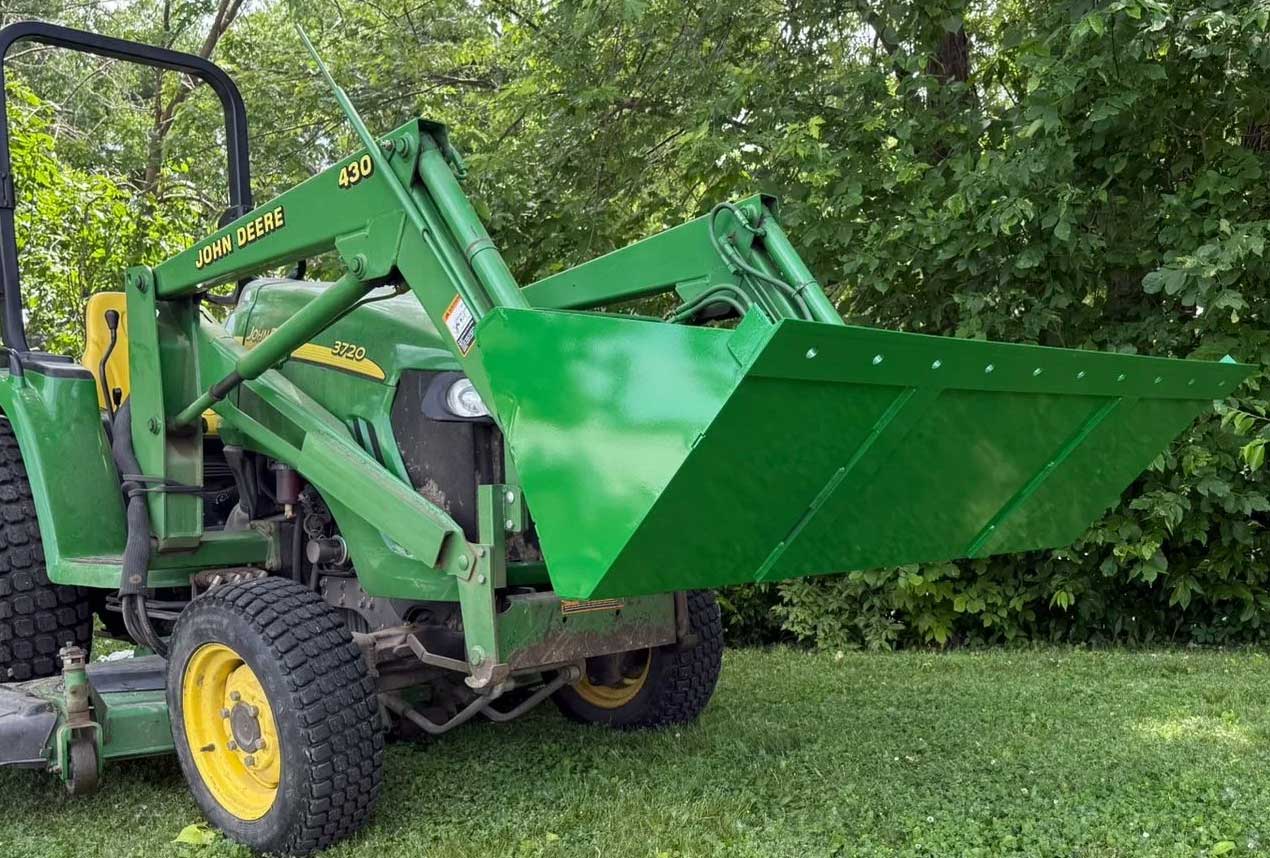 john deere compact tractor bucket | rock solid