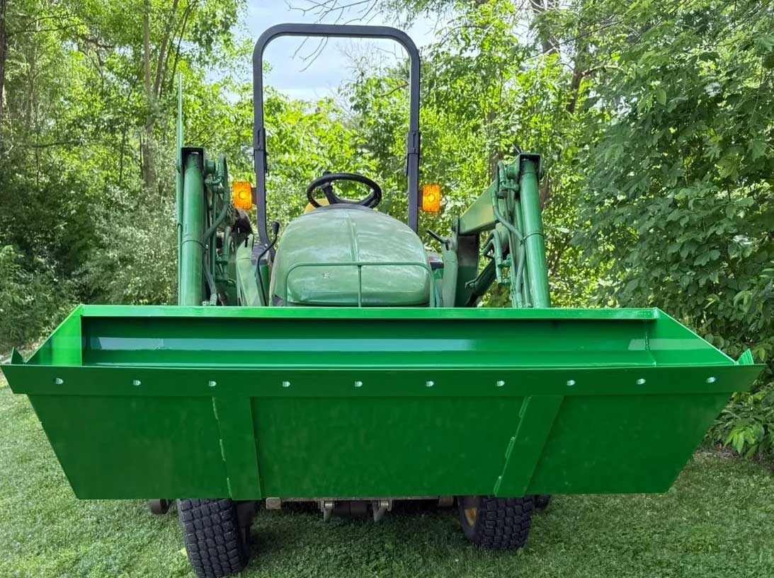 john deere compact tractor bucket | rock solid