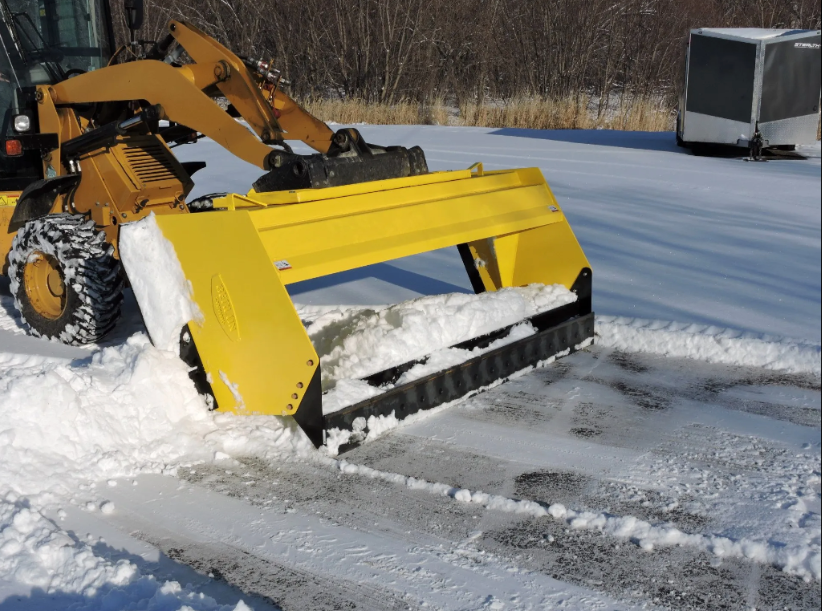 low profile snow pusher | berlon