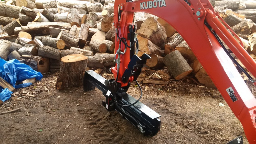 heavy duty excavator log splitter | blue diamond