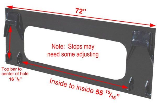 new holland bi-directional mounting plate