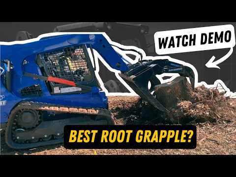 demo unit - 84" severe duty root grapple - blue diamond