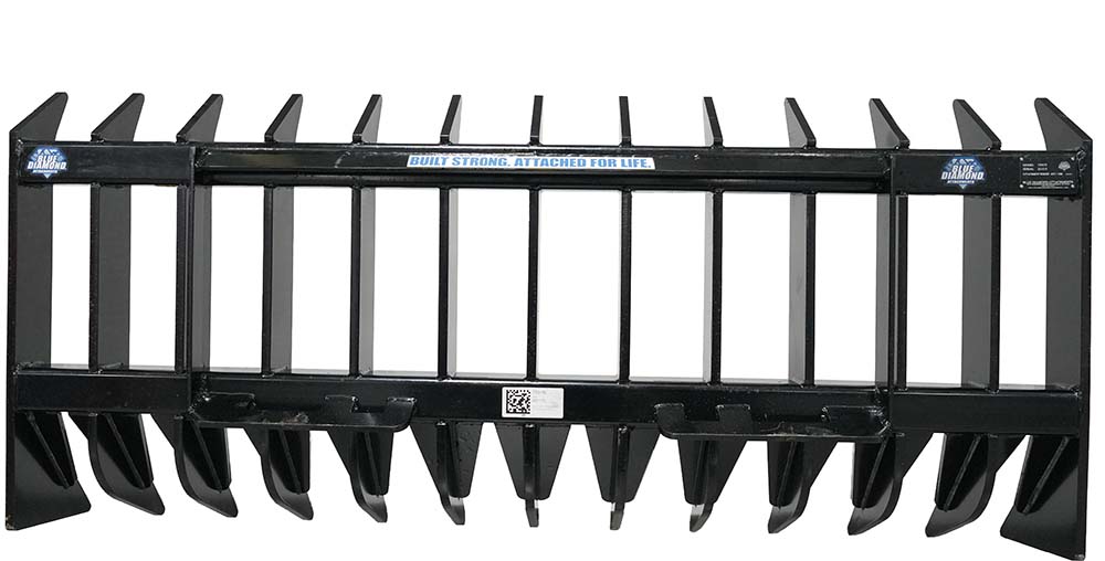 severe duty brush and root rake | blue diamond